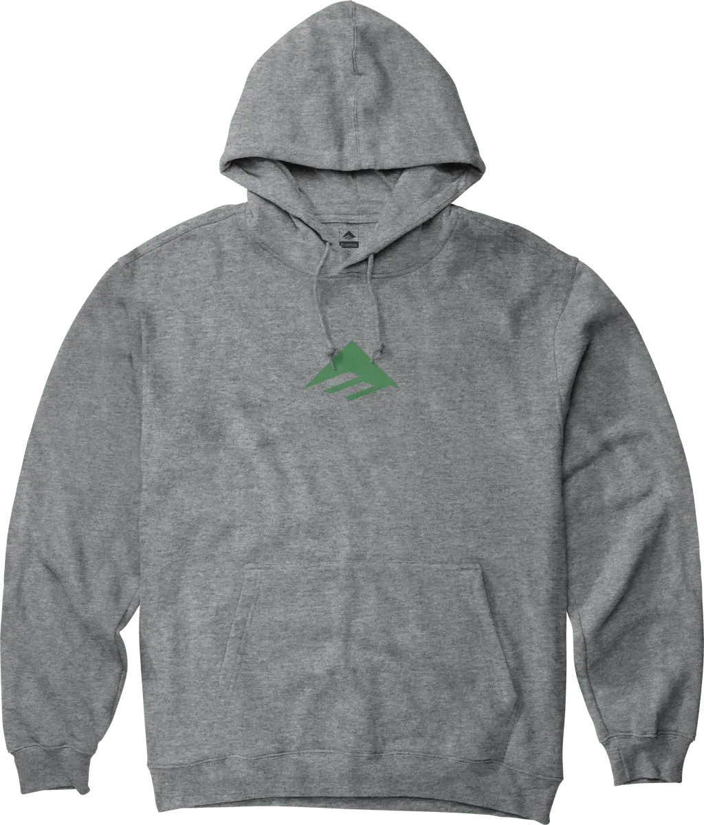 emerica-triangle-pullover-felpa-con-cappuccio-grigio-heather image 1