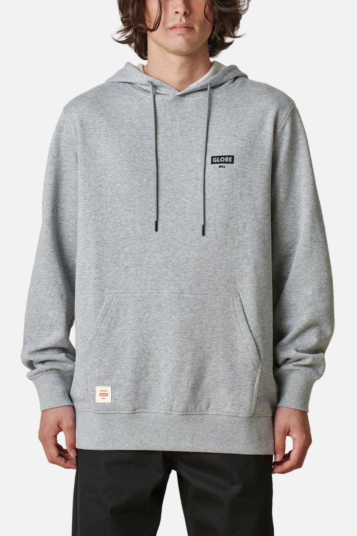 globe-living-low-velocity-felpa-con-cappuccio-grey-marle image 1
