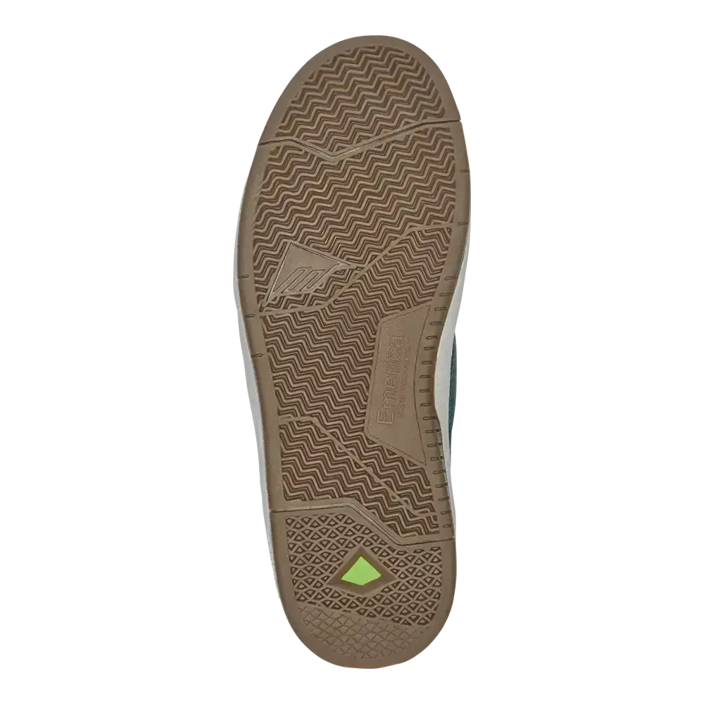 emerica-ksl-iii-scarpe-skate-kevin-spanky-long-hunter-green-hairy-suede image 4