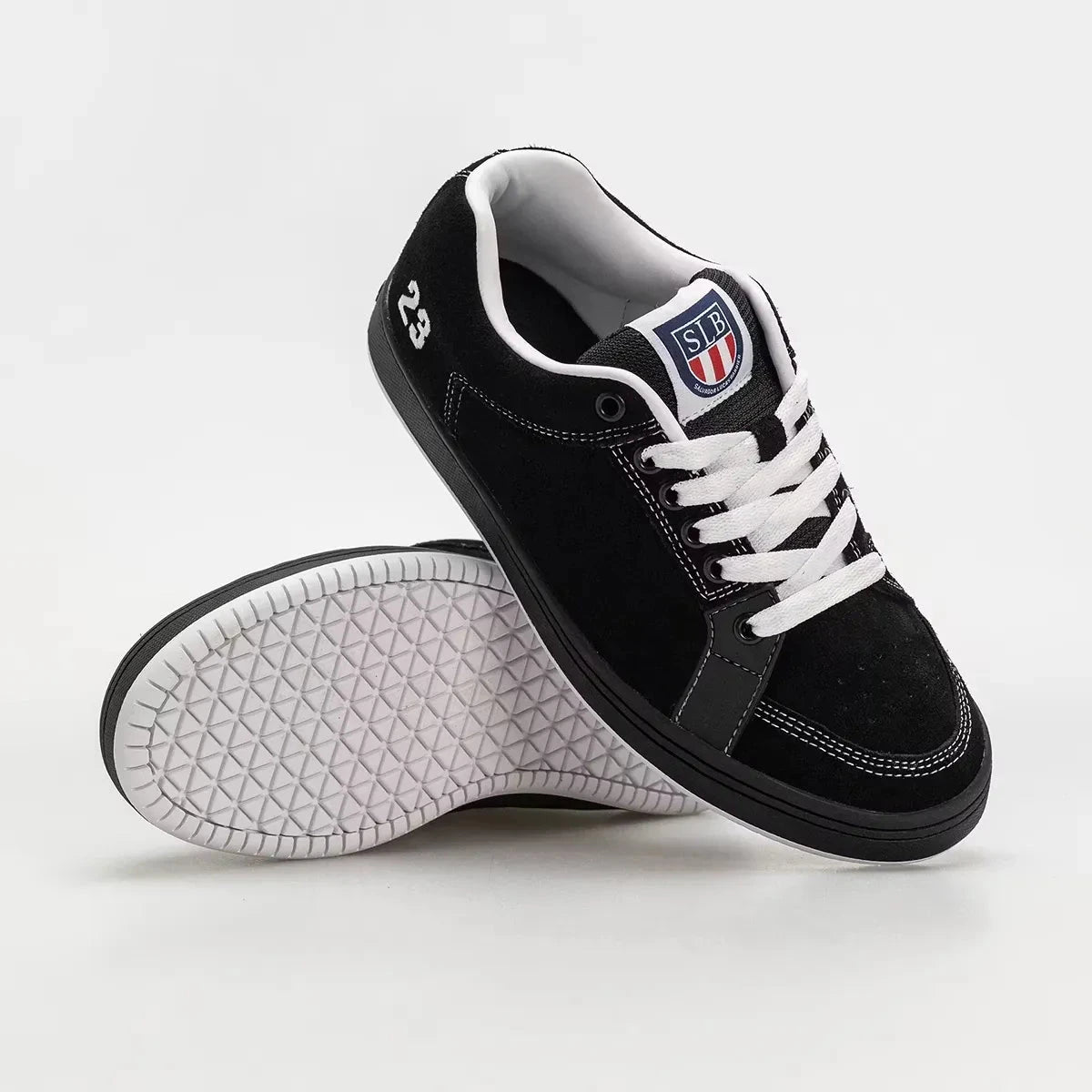 etnies-sal-23-black-white-scarpe-da-skate-uomo image 5