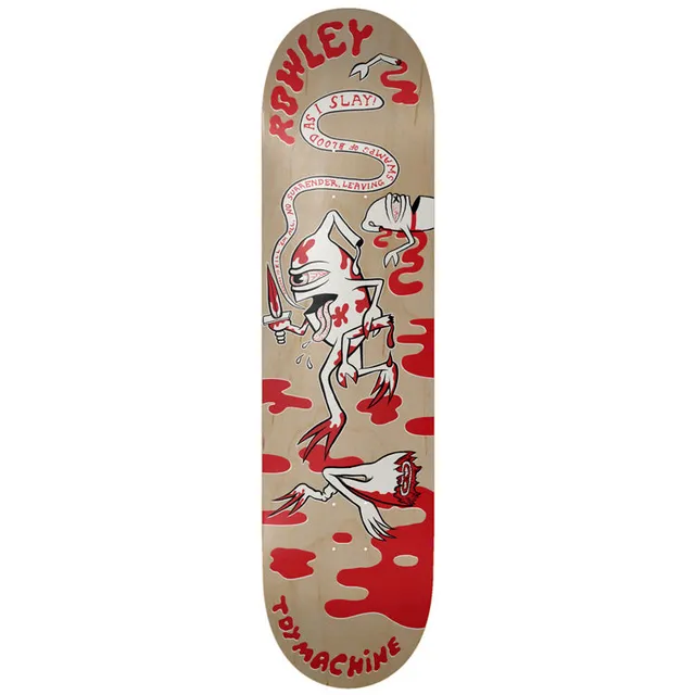 toy-machine-geoff-rowley-slayer-tavola-skateboard-deck-8-50 image 1