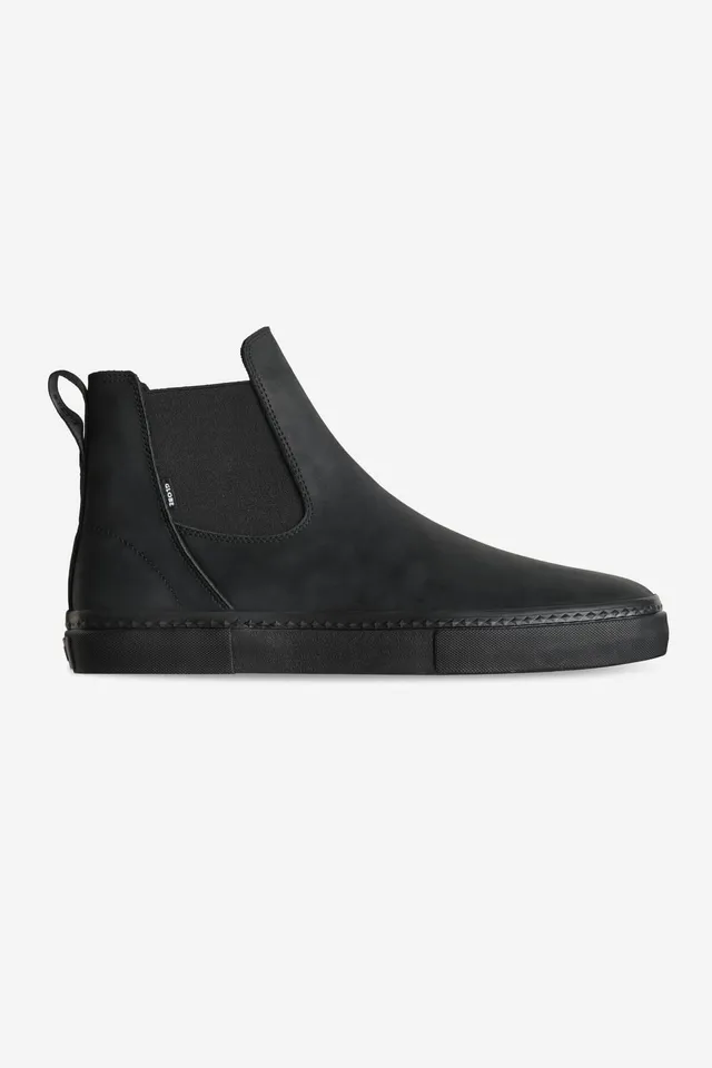 globe-dover-ii-scarpe-skate-slip-on-black-crazyhorse image 1