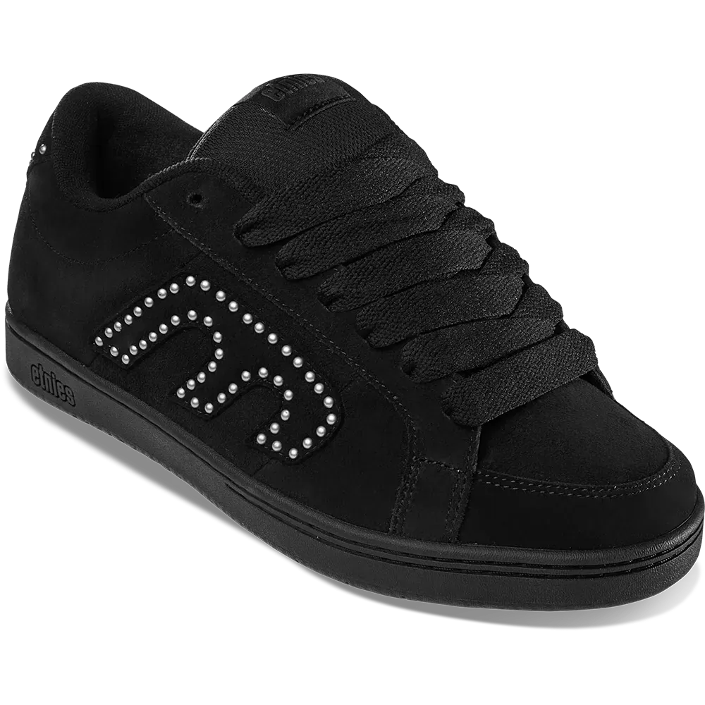 etnies-kingpin-scarpe-chunky-skate-black-black-silver image 4