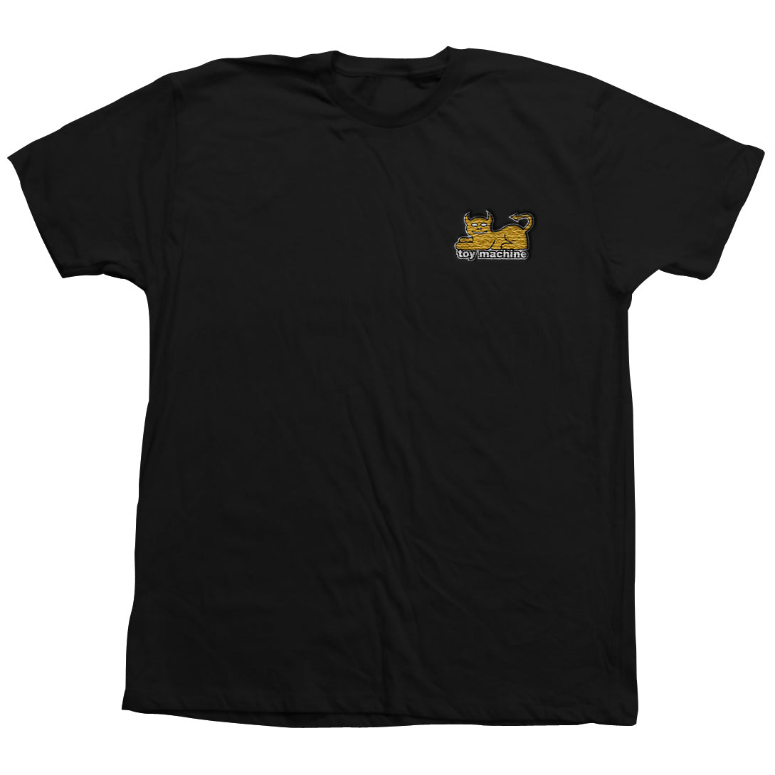 toy-machine-triple-cat-t-shirt-skate-uomo image 4