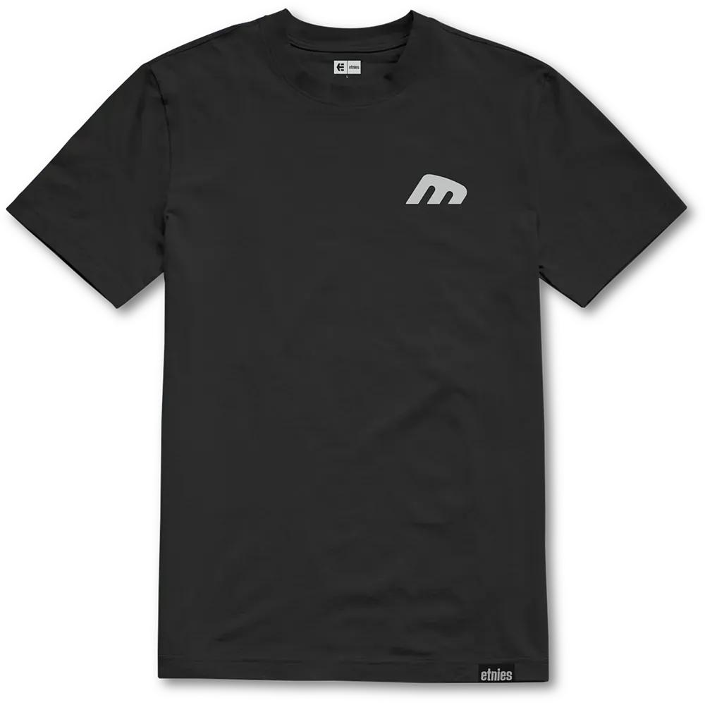 etnies-team-embroidery-tee-t-shirt-uomo-nero-bianco image 1