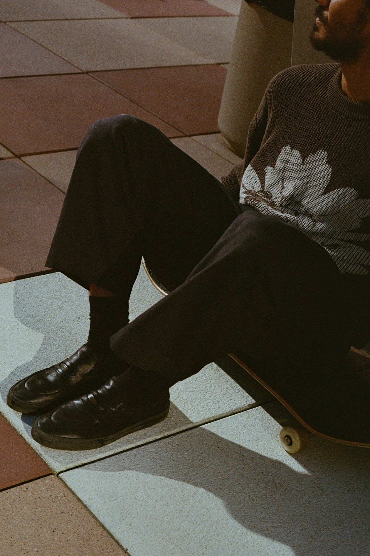 globe-liaizon-black-maalouf-scarpe-skate-slip-on image 4
