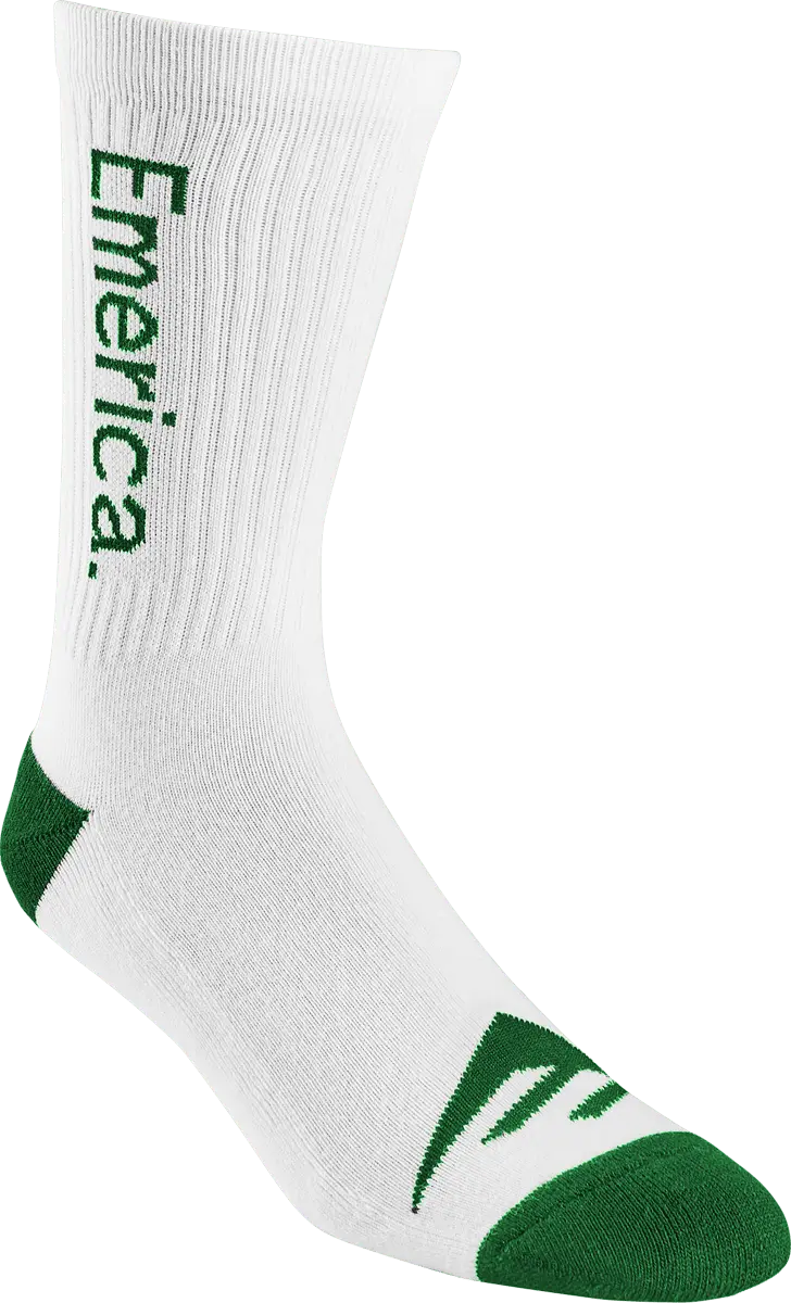 emerica-pure-crew-sock-nero-calze-skate-crew image 1