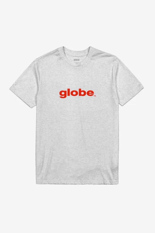 globe-o-g-tee-grey-marle-t-shirt-skate image 1