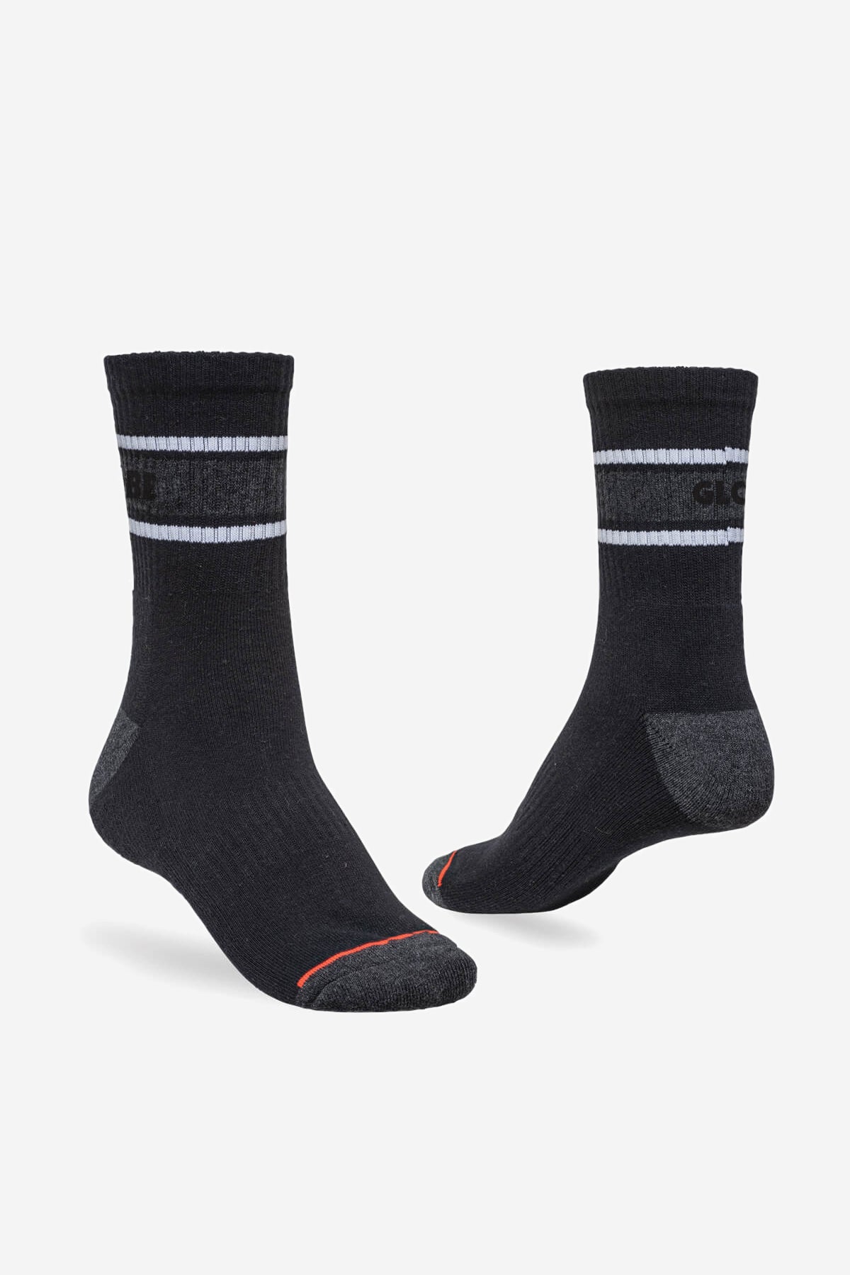 globe-triple-stripe-crew-sock-5-pack-assorted-calzini-skate image 2