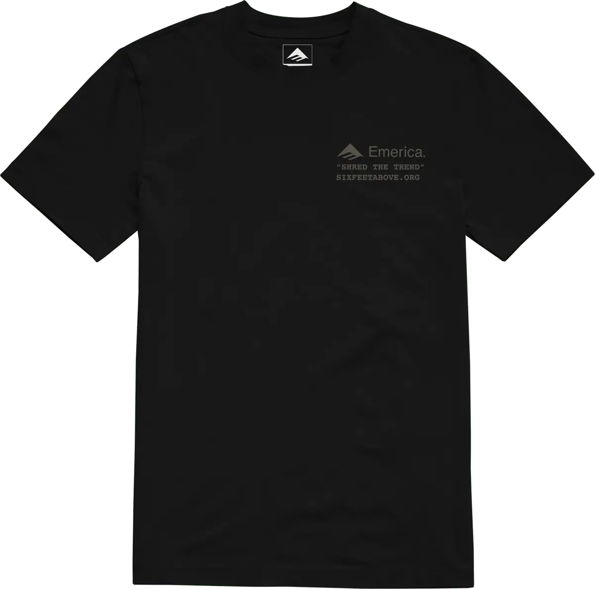 emerica-six-feet-above-t-shirt-uomo-nero image 1