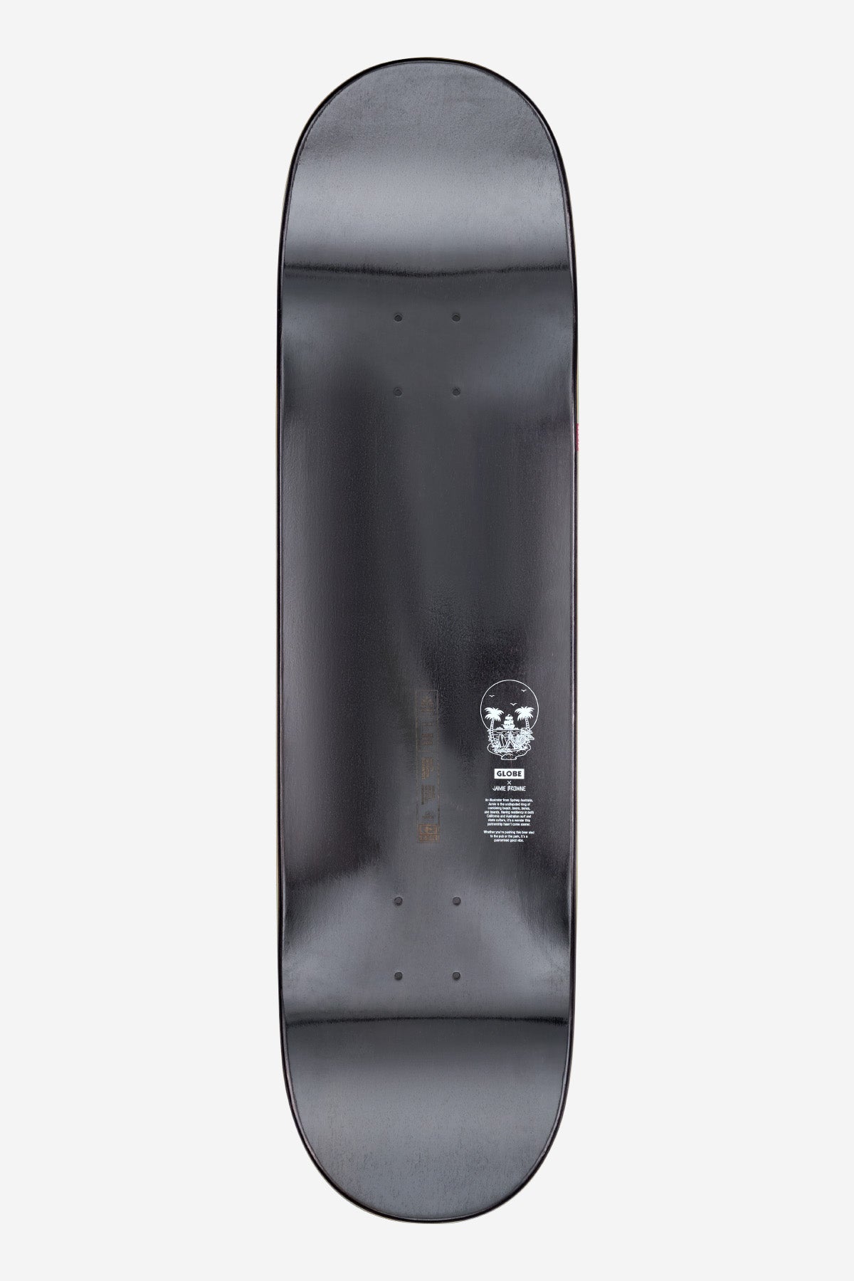 globe-g2-reflection-8-5-deck-black-purple-tavola-skate-park-bowl image 3