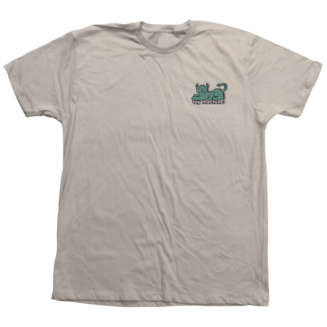 toy-machine-triple-cat-t-shirt-skate-uomo image 2