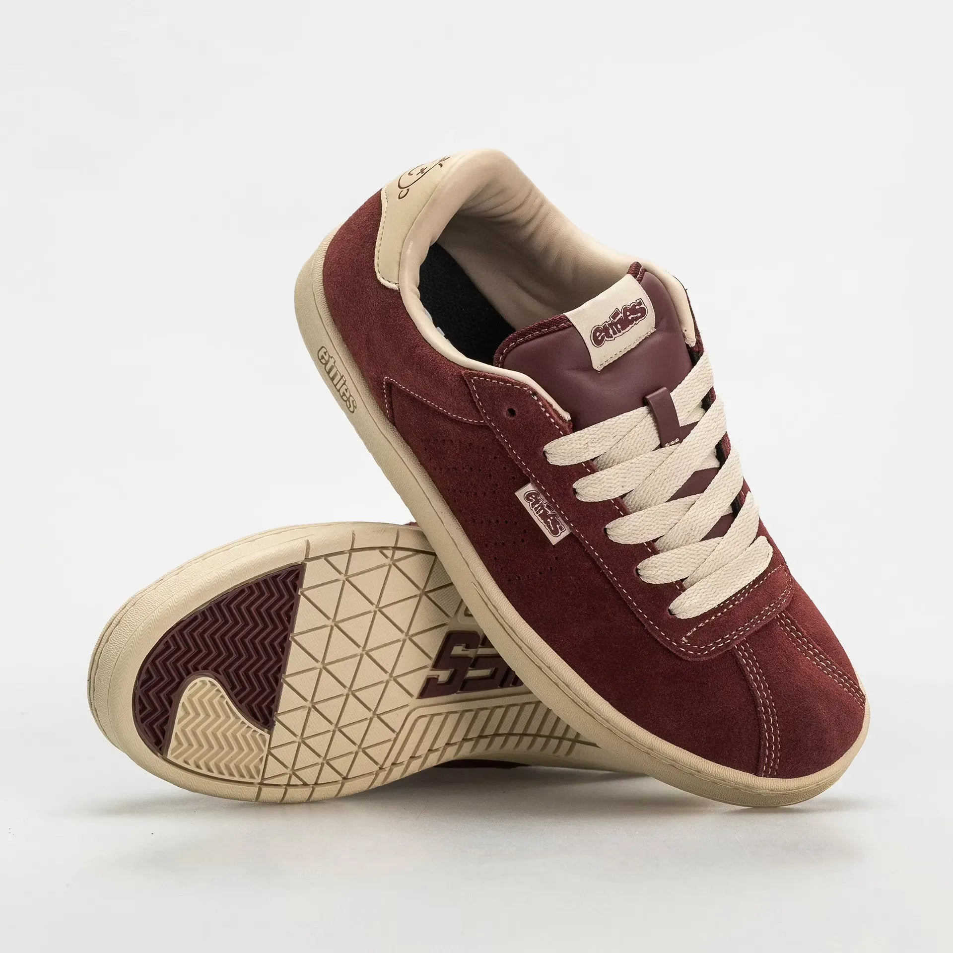 etnies-scam-scarpe-skate-burgundy-tan image 2