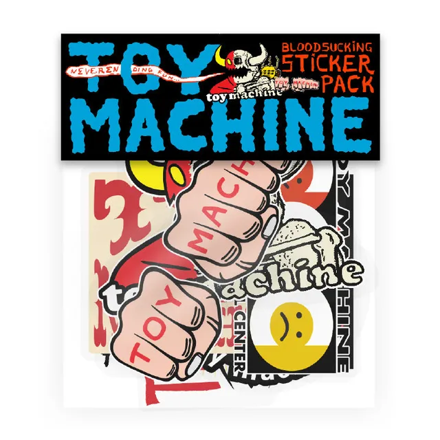 toy-machine-sticker-pack-2-set-adesivi-skate image 1