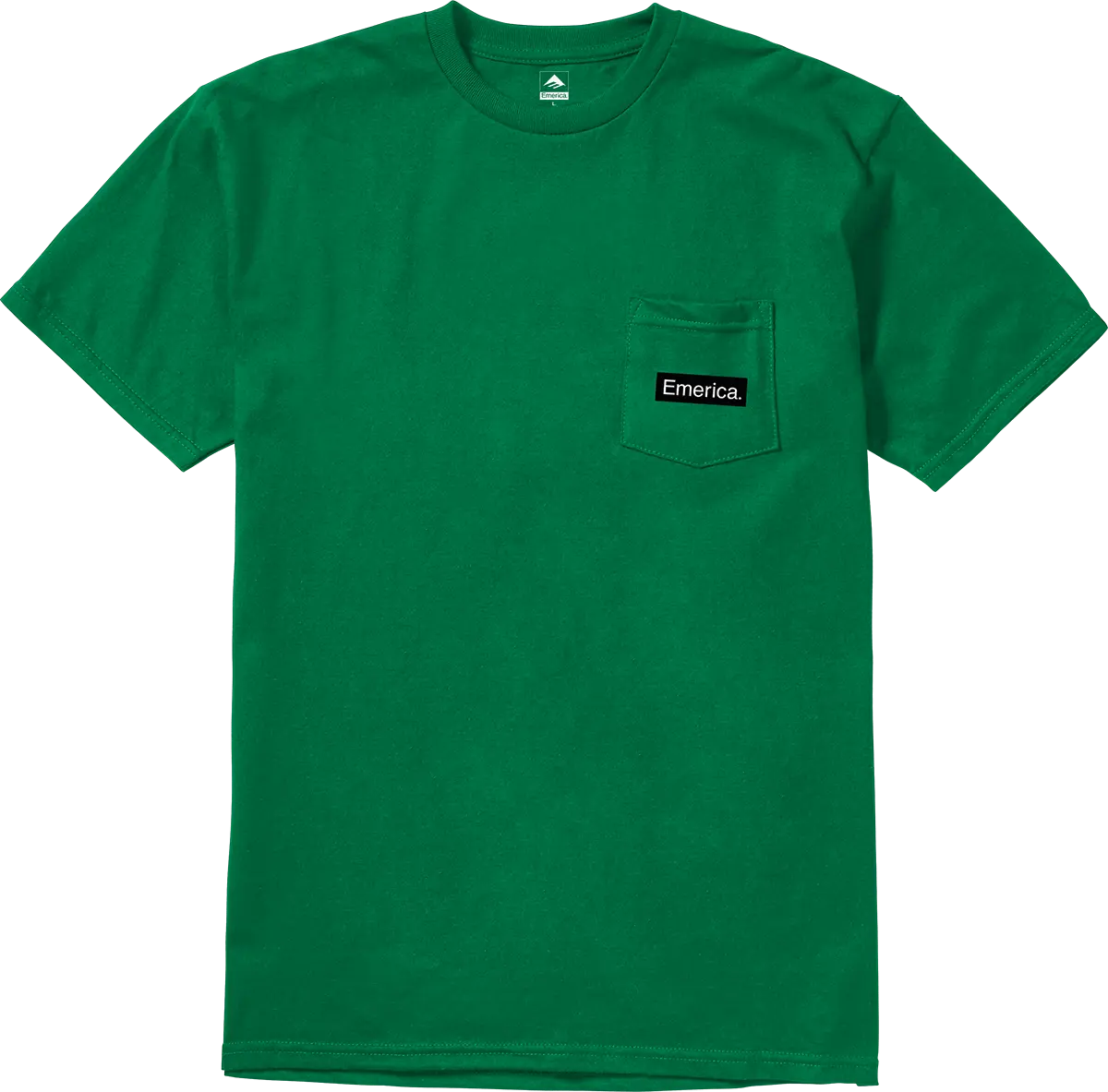 emerica-pure-triangle-pocket-tee-t-shirt-skate-uomo-green image 1