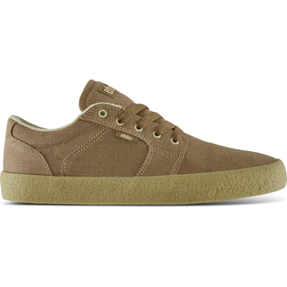 etnies-barge-ls-premium-brown-beige-gum-scarpe-skate-in-canapa image 1