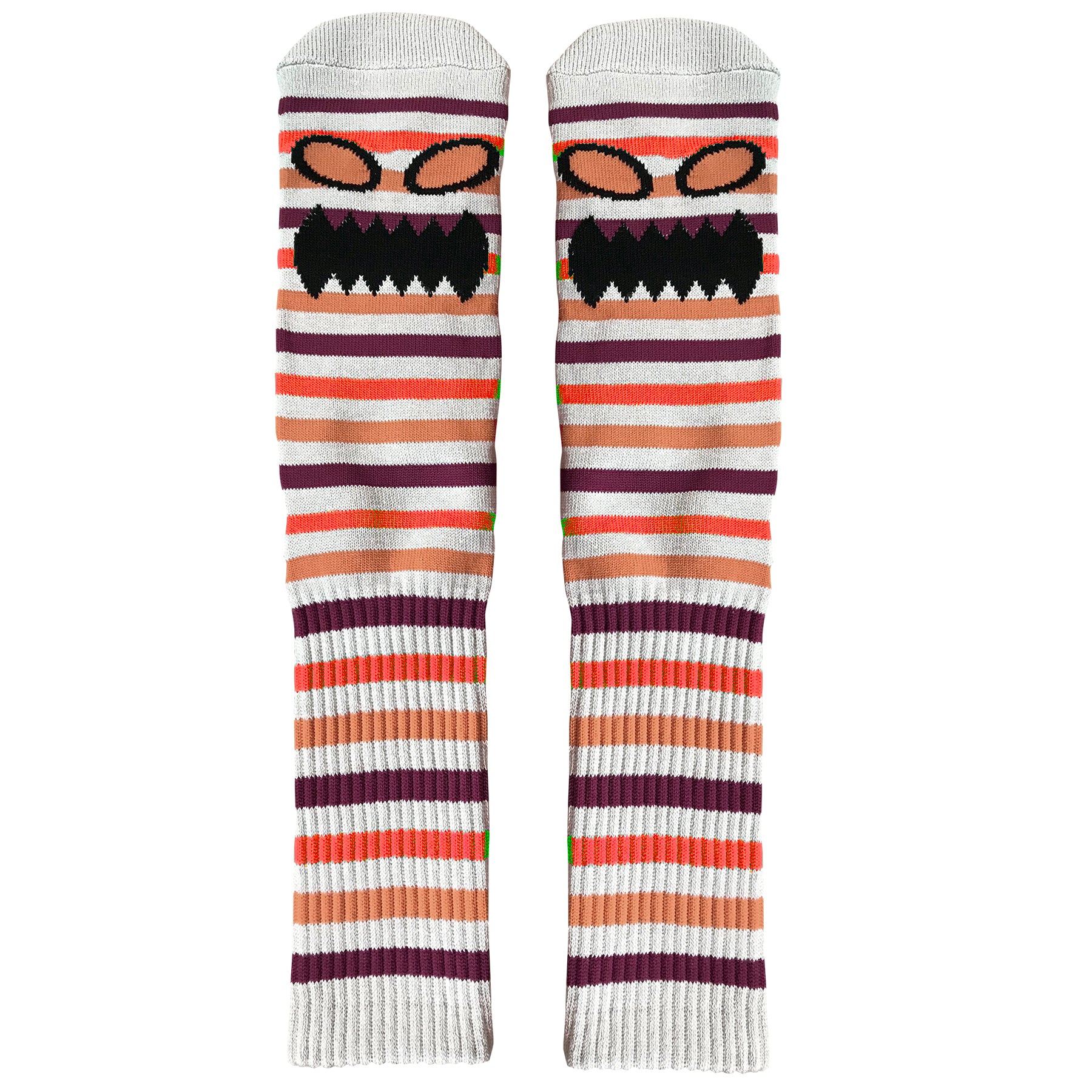 toy-machine-monster-face-mini-stripes-calzini-skate image 3