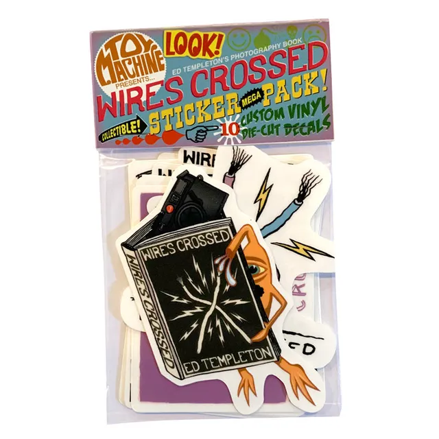 toy-machine-wires-crossed-sticker-pack-adesivi-skate image 1