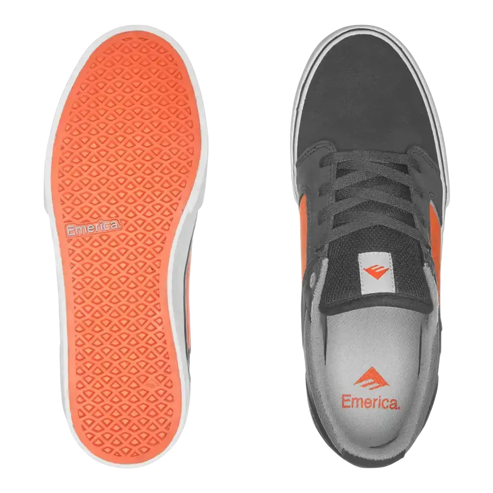 emerica-cadence-scarpe-skate-vulc-low-grigio-rosso image 3