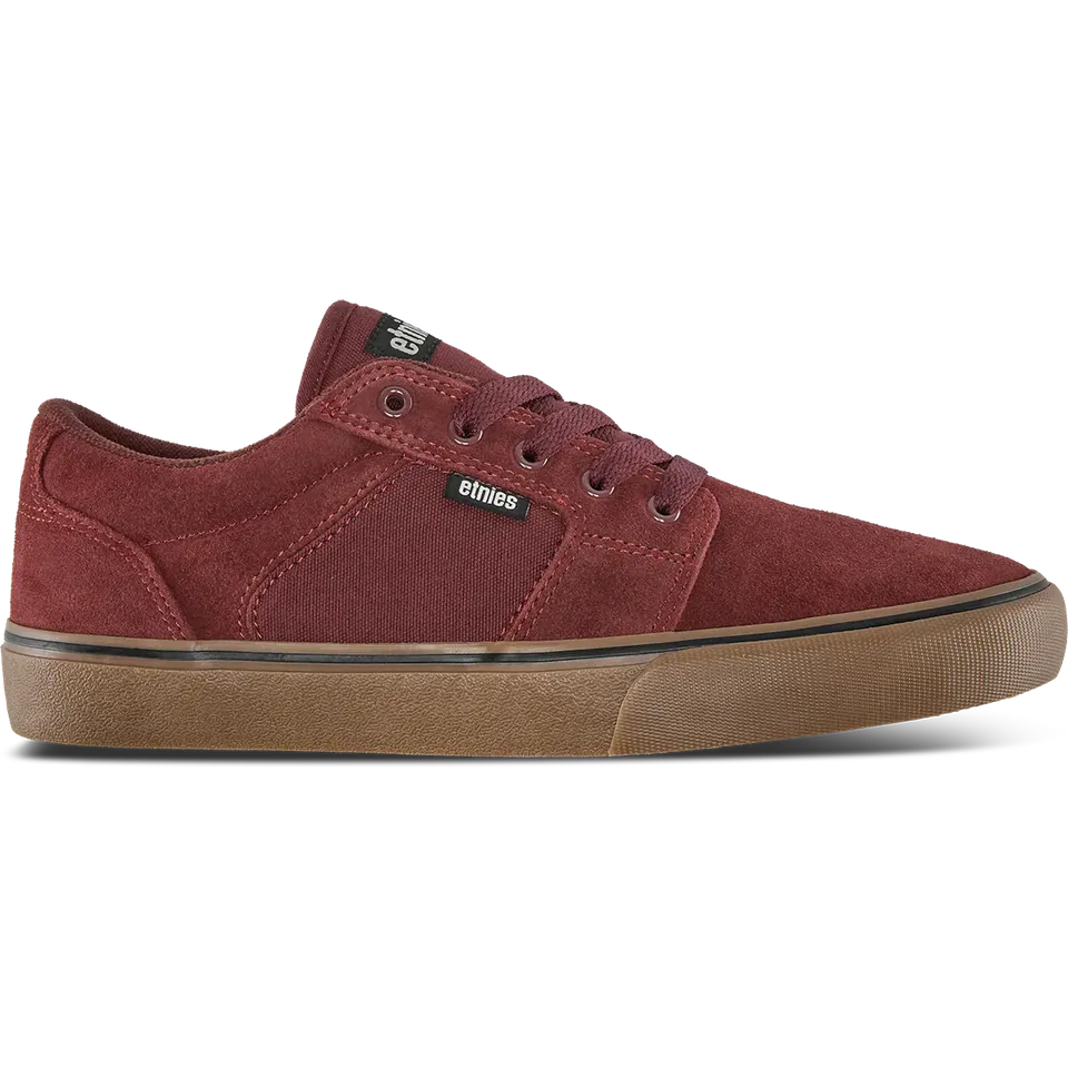 etnies-barge-ls-scarpe-da-skate-low-top-burgundy-gum image 1