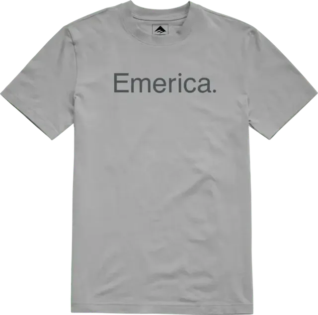 emerica-pure-tee-t-shirt-grigio image 1
