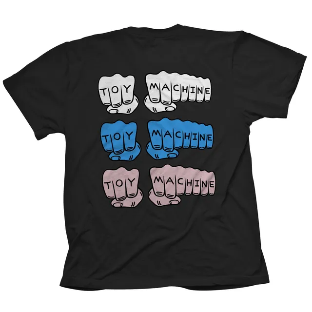 toy-machine-triple-fist-t-shirt-street-skate image 1