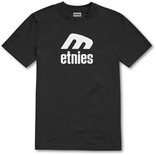 etnies-icon-e-tee-t-shirt-uomo-nero-bianco-taglia-m image 1