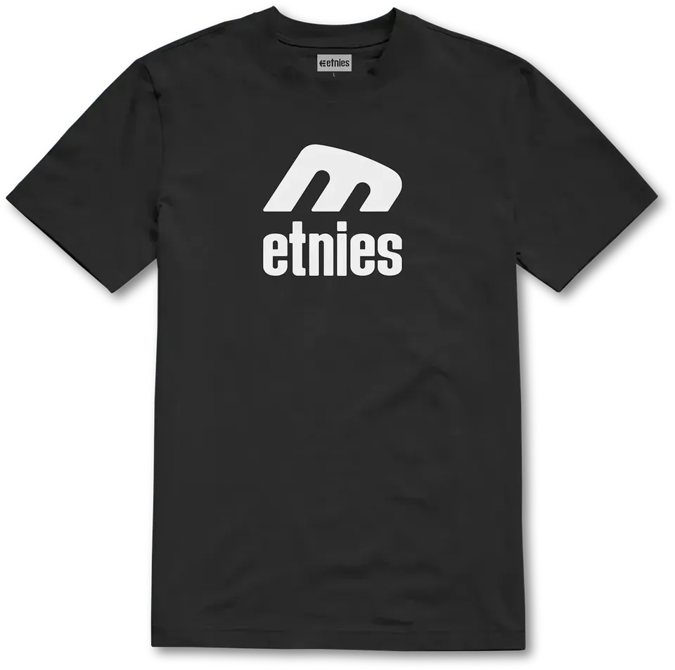 etnies-icon-e-tee-t-shirt-uomo-nero-bianco-taglia-m image 1