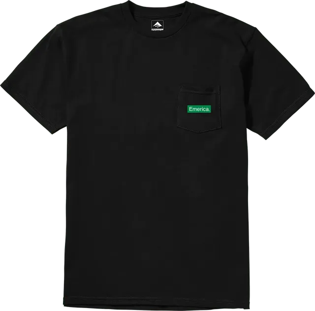 emerica-pure-triangle-pocket-tee-t-shirt-skate-uomo-black image 1