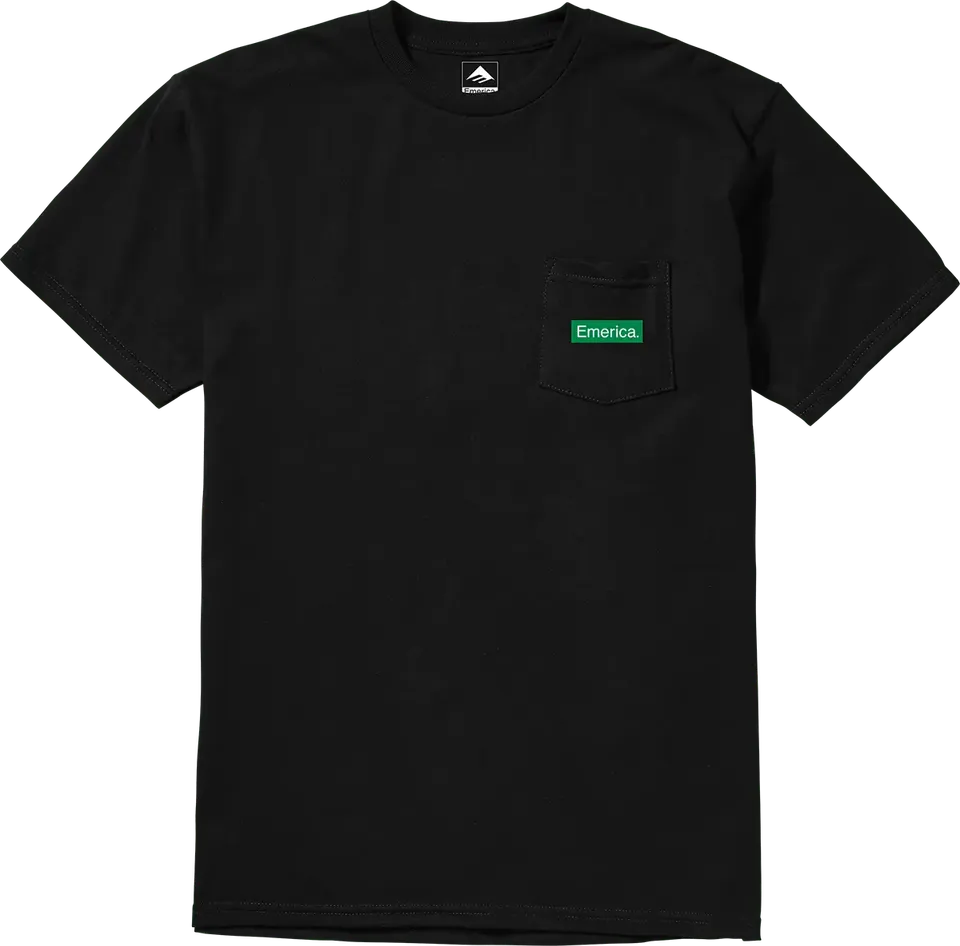 emerica-pure-triangle-pocket-tee-t-shirt-skate-uomo-black image 1