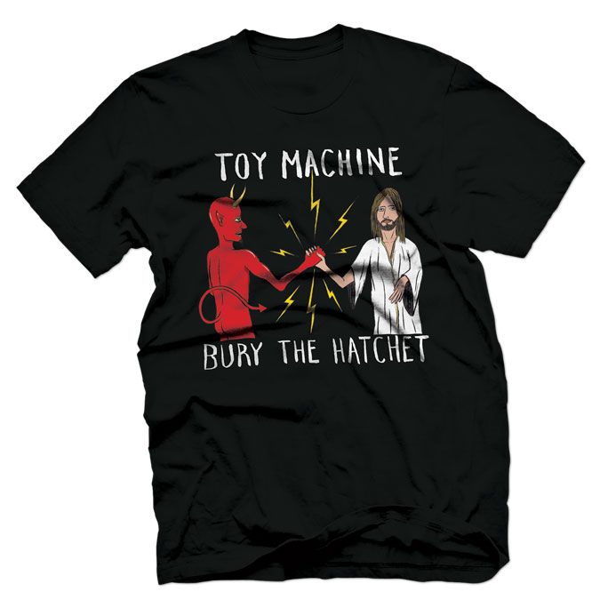 toy-machine-bury-the-hatchet-t-shirt-skate image 1