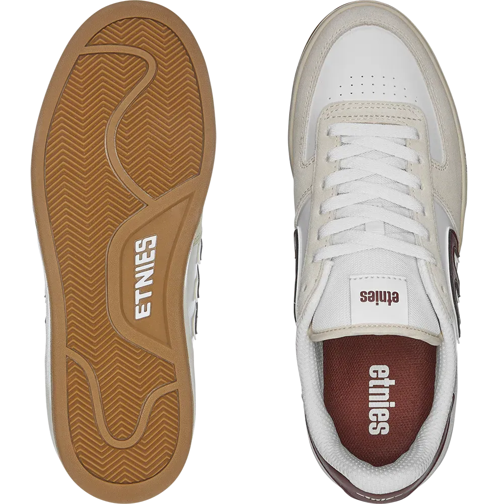 etnies-emerson-tan-white-scarpe-da-skate-in-suede-e-pelle image 3