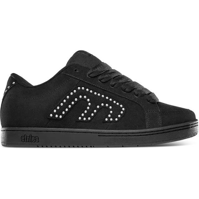 etnies-kingpin-scarpe-chunky-skate-black-black-silver image 1