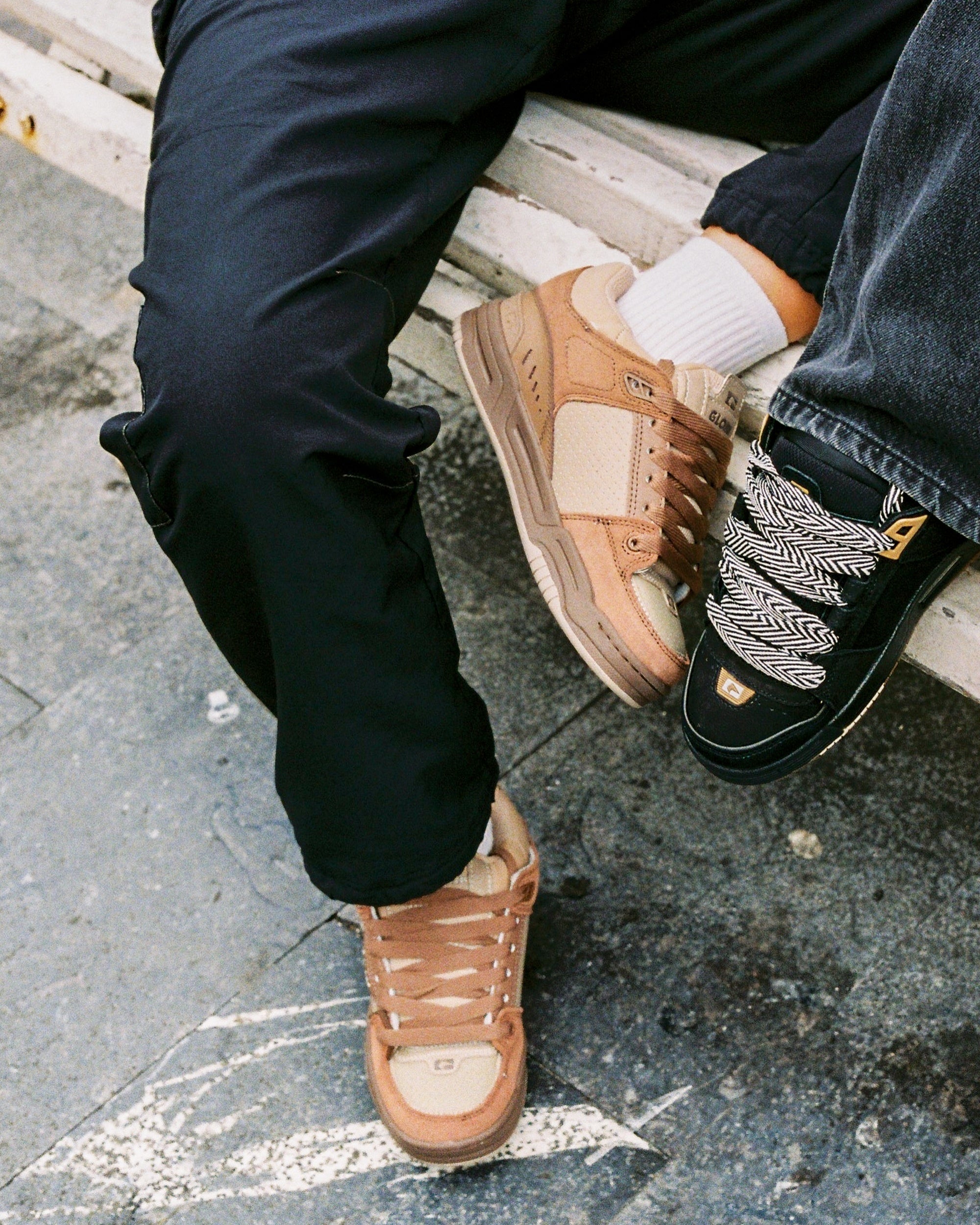 globe-fusion-walnut-scarpe-skate-chunky-anni-90 image 4