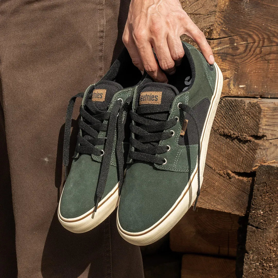 etnies-barge-ls-scarpe-da-skate-low-top-green-gold image 7