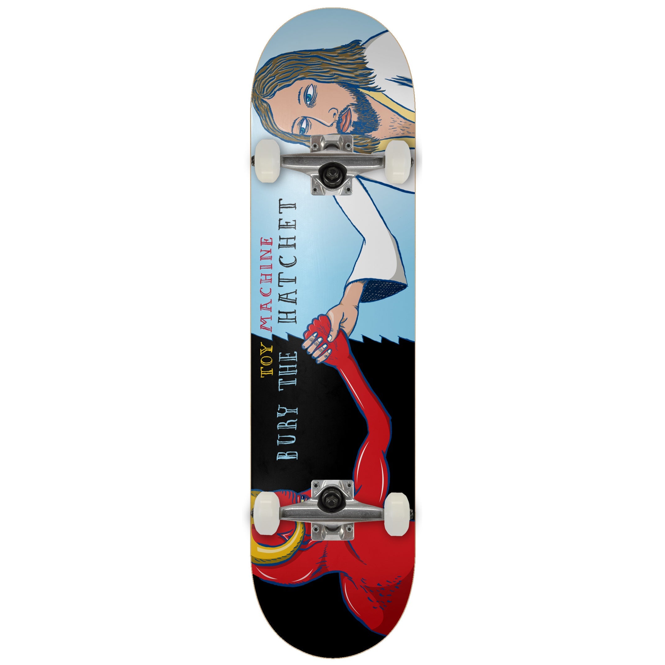 toy-machine-8-00-bury-the-hatchet-complete-skateboard-completo image 1