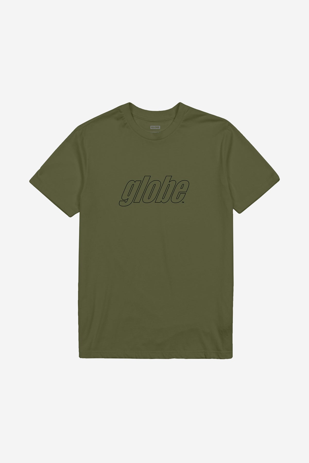 globe-impact-tee-olive-t-shirt-skate-uomo image 1