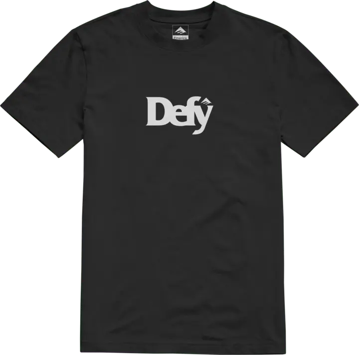 emerica-defy-tee-t-shirt-skate-nera-classic-fit image 1