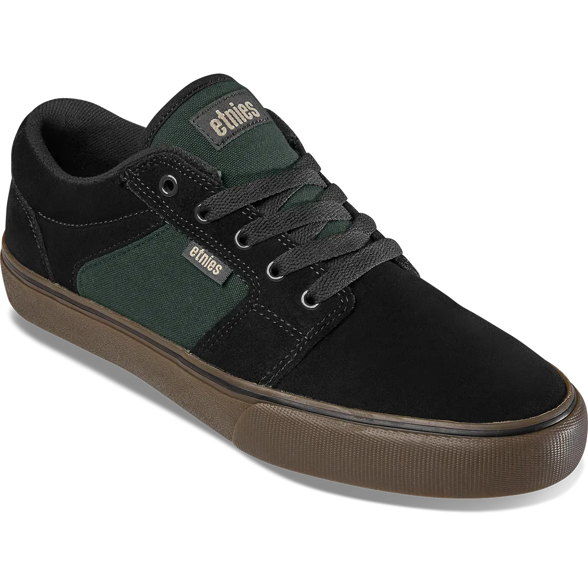 etnies-barge-ls-scarpe-da-skate-low-top-black-brown-green image 3