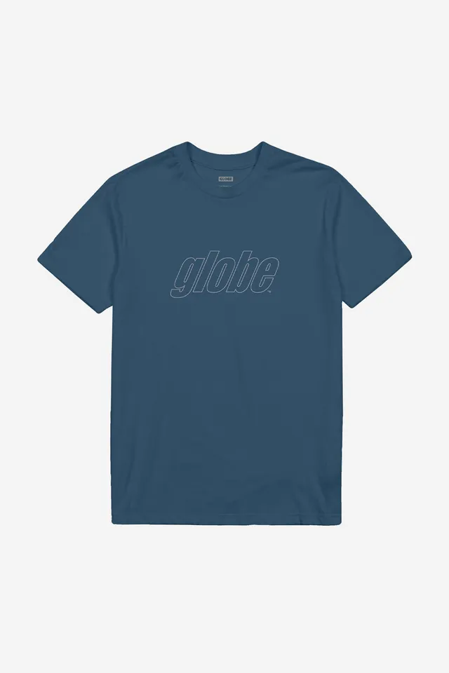 globe-impact-tee-t-shirt-steel-blue image 1