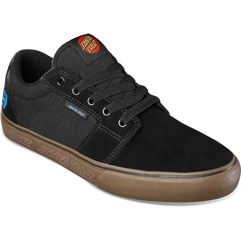 etnies-barge-ls-x-santa-cruz-scarpe-skate-uomo-nero-gomma image 4