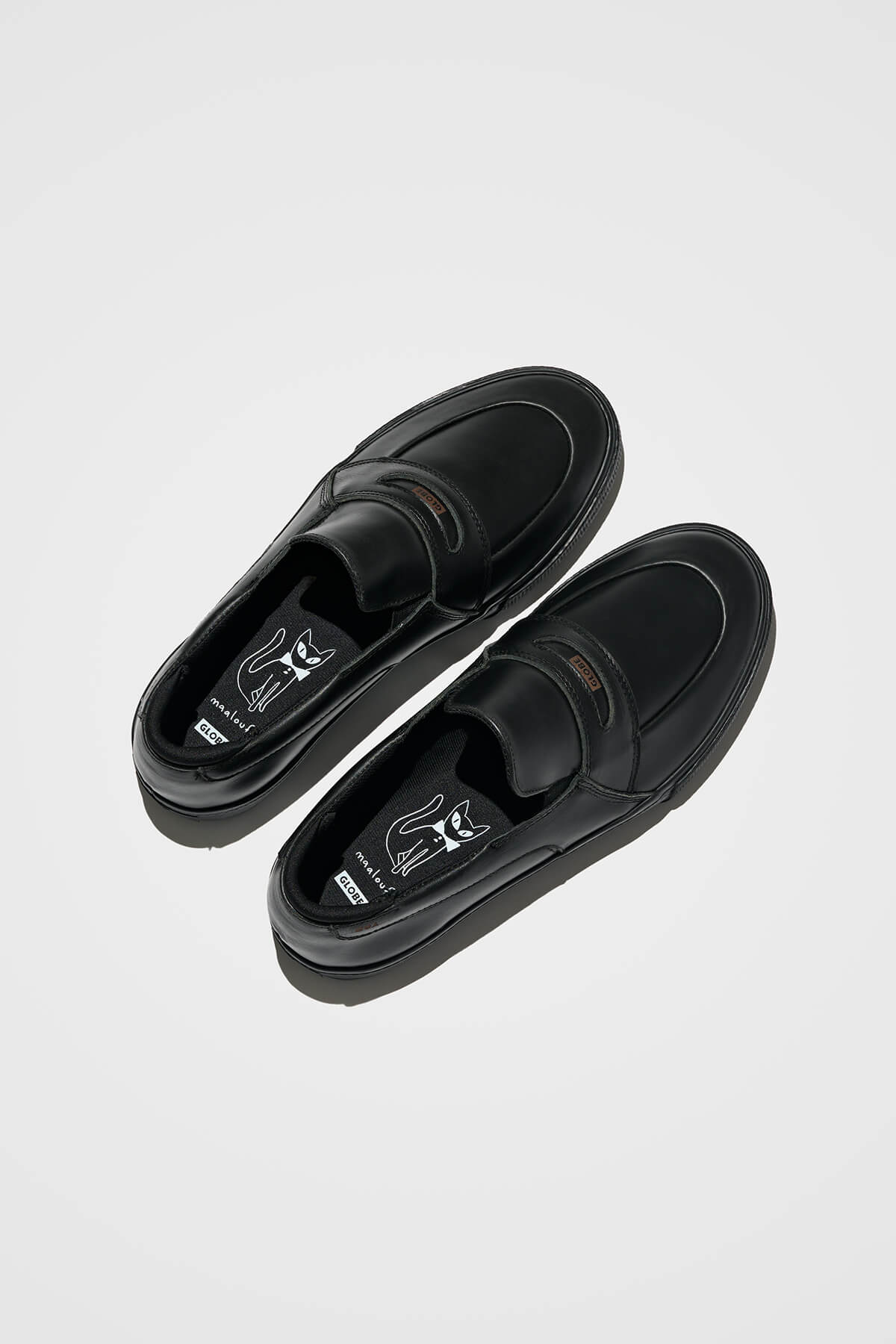 globe-liaizon-black-maalouf-scarpe-skate-slip-on image 3