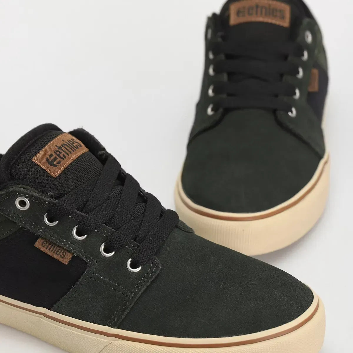 etnies-barge-ls-scarpa-skate-vulcanizzata-verde-nero image 6
