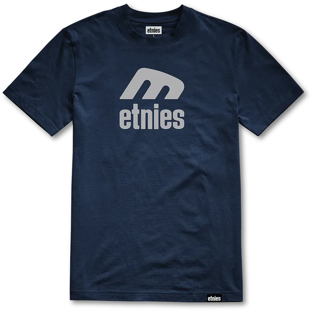 etnies-icon-e-tee-t-shirt-uomo-blu-navy-grigio-taglia-m image 1