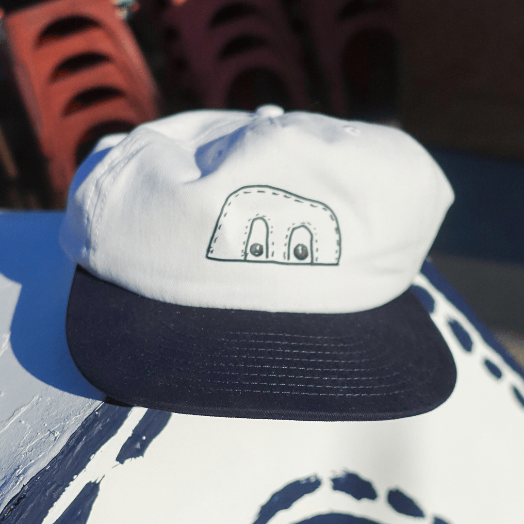 etnies-x-fos-snapback-cappellino-skate-white-navy image 3