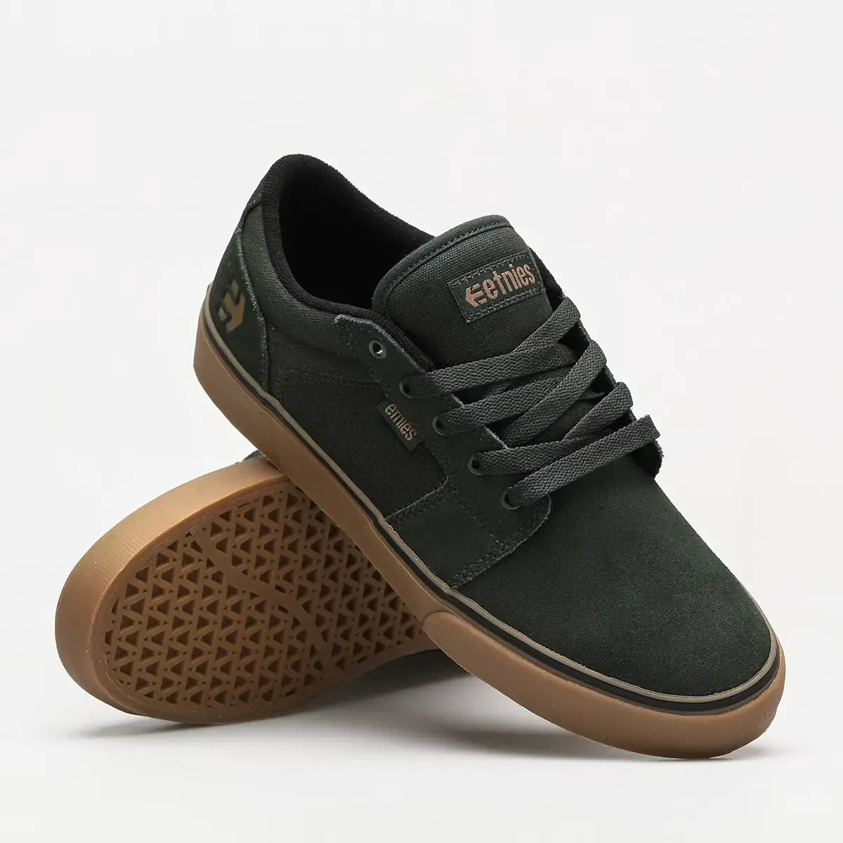 etnies-barge-ls-scarpa-skate-verde-gomma image 2