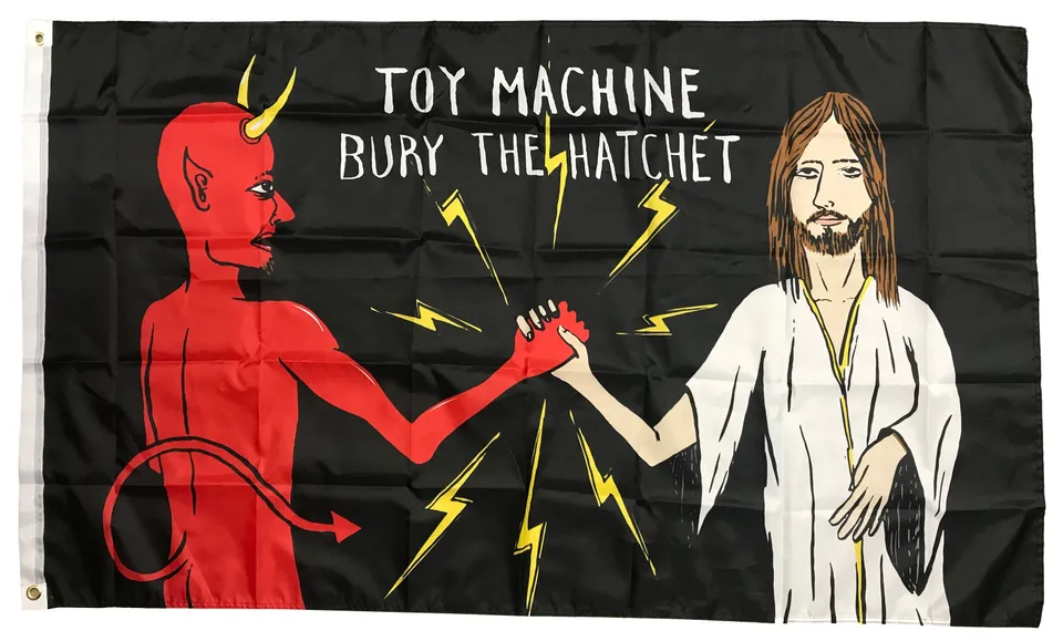 toy-machine-bury-the-hatchet-bandiera image 1