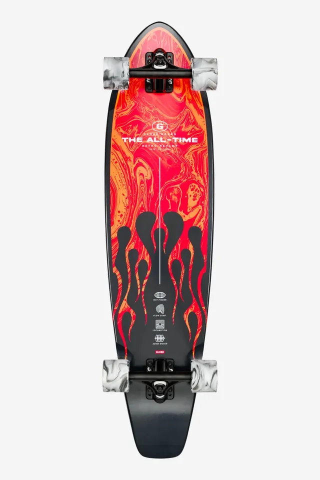 globe-all-time-35-longboard-red-flames image 1