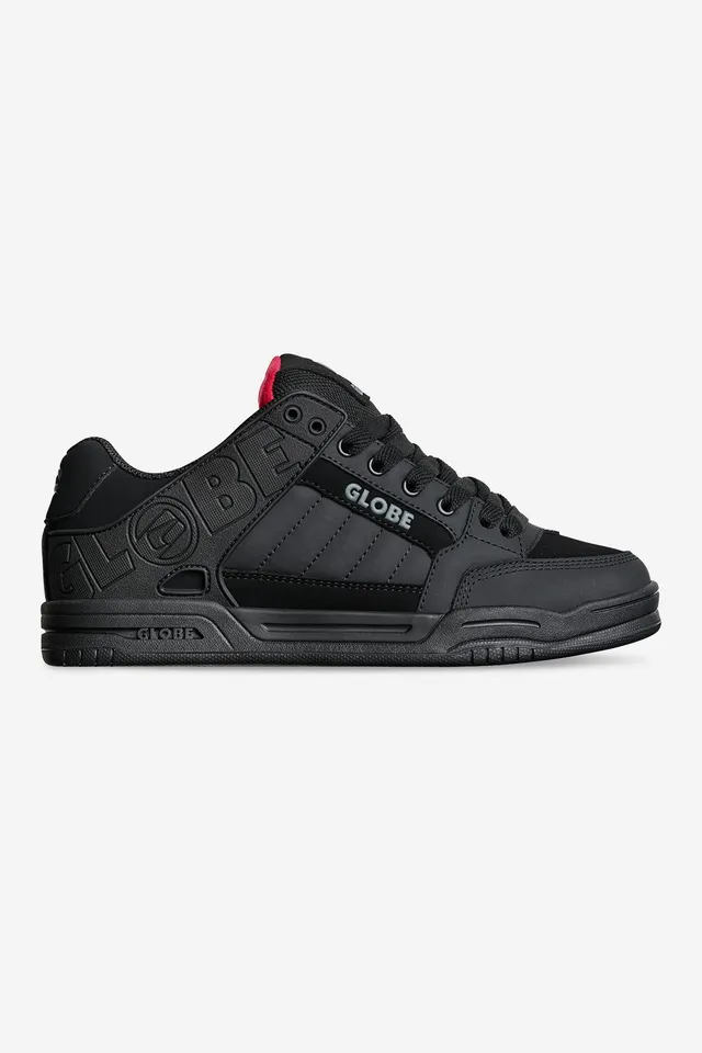 globe-tilt-black-red-tartan-scarpe-skate image 1