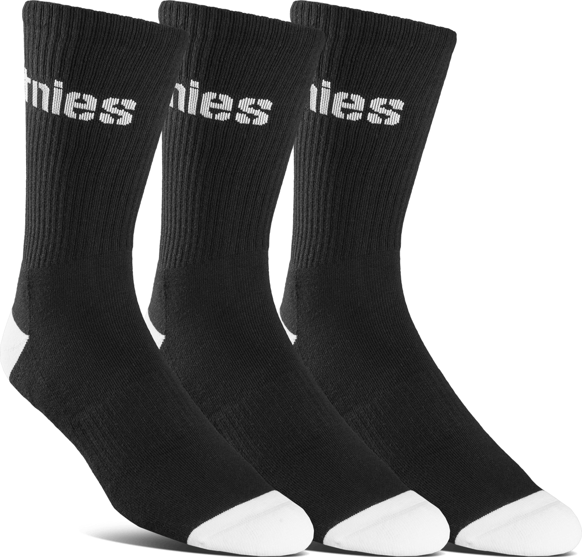 etnies-stencil-icon-sock-3-pack-calze-crew-nero image 1